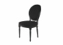 Krzesło dębowe czarne - zdjęcie 1