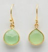 Kolczyki Chalcedonit